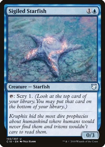 Sigiled Starfish Commander 2018 Magic card