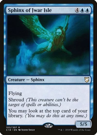 Sphinx of Jwar Isle Commander 2018 Magic card