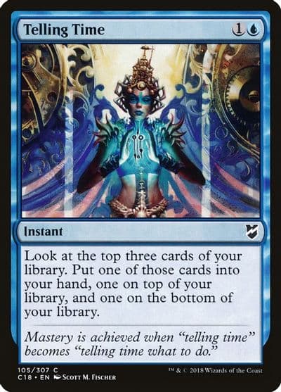 Telling Time Commander 2018 Magic card