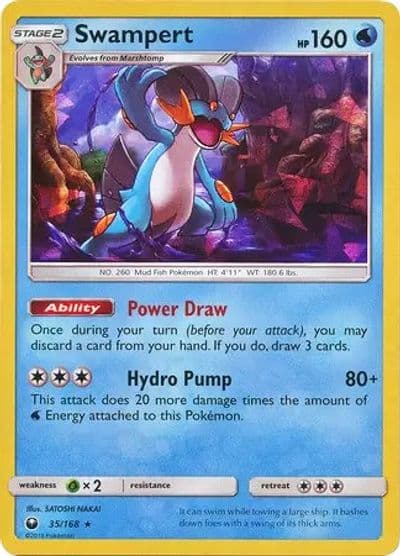 Swampert (SM Celestial Storm) Deck Exclusives Pokemon card