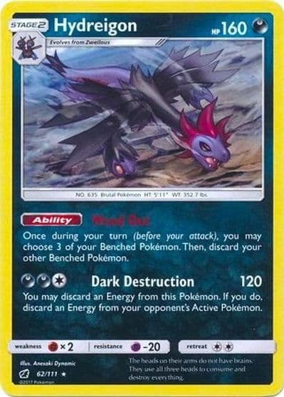 Hydreigon (Cracked Ice Holo) Deck Exclusives Pokemon card