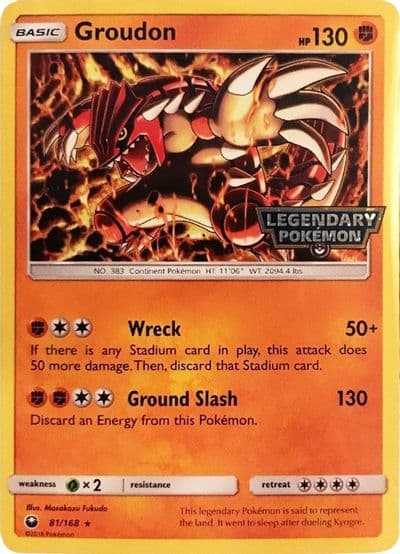 Groudon (Cosmos Holo) (Gamestop Promo) Miscellaneous Cards & Products Pokemon card