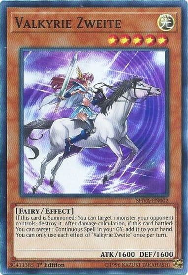 Valkyrie Zweite Shadows in Valhalla Yu-Gi-Oh! card