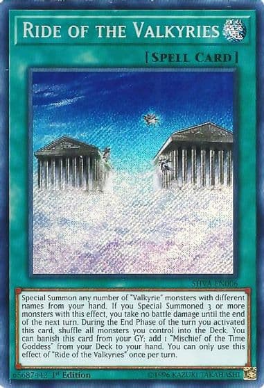 Ride of the Valkyries Shadows in Valhalla Yu-Gi-Oh! card