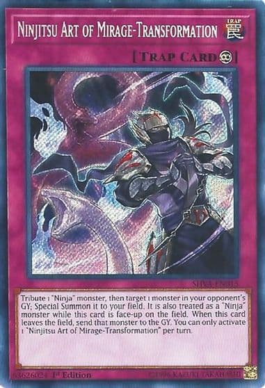 Ninjitsu Art of Mirage Transformation Shadows in Valhalla Yu-Gi-Oh! card