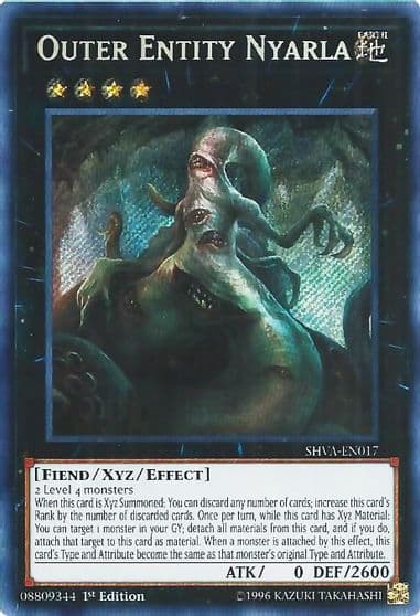 Outer Entity Nyarla Shadows in Valhalla Yu-Gi-Oh! card