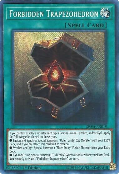 Forbidden Trapezohedron Shadows in Valhalla Yu-Gi-Oh! card