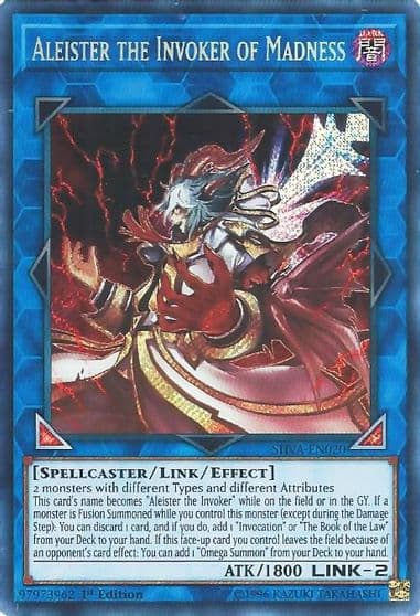 Aleister the Invoker of Madness Shadows in Valhalla Yu-Gi-Oh! card