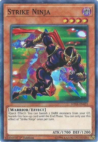 Strike Ninja Shadows in Valhalla Yu-Gi-Oh! card