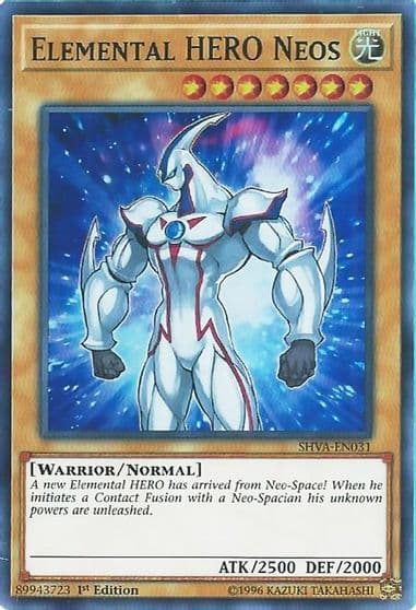 Elemental HERO Neos Shadows in Valhalla Yu-Gi-Oh! card