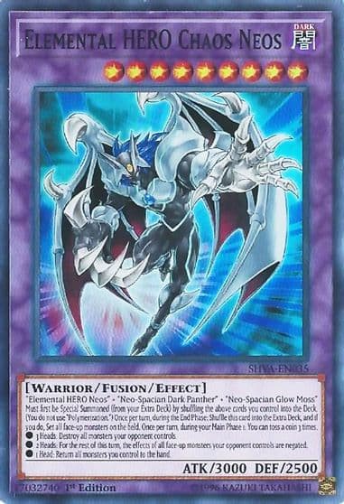 Elemental HERO Chaos Neos Shadows in Valhalla Yu-Gi-Oh! card