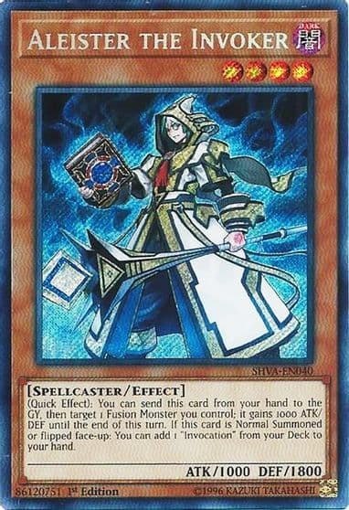 Aleister the Invoker Shadows in Valhalla Yu-Gi-Oh! card
