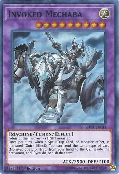 Invoked Mechaba Shadows in Valhalla Yu-Gi-Oh! card