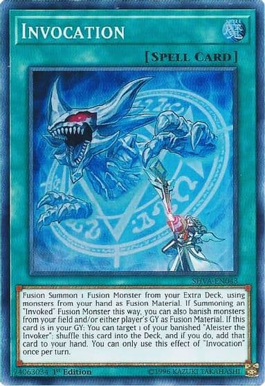 Invocation Shadows in Valhalla Yu-Gi-Oh! card