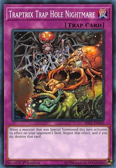 Traptrix Trap Hole Nightmare Structure Deck: Powercode Link Yu-Gi-Oh! card