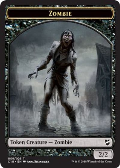 Zombie Shapeshifter Double Sided Token Commander 2018 Magic card