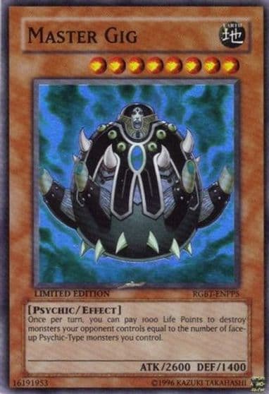 Master Gig Duelist Pack Collection Tin Yu-Gi-Oh! card