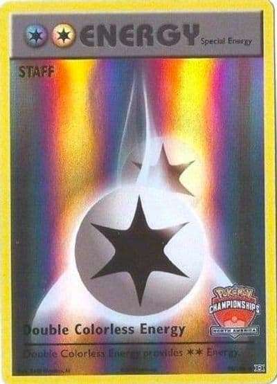 Double Colorless Energy (North America Championships) [Staff] League & Championship Cards Pokemon card
