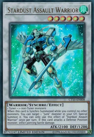 Stardust Assault Warrior 2018 Mega-Tins Yu-Gi-Oh! card