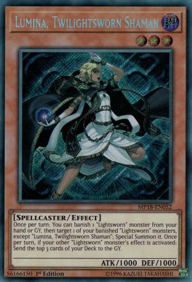 Lumina Twilightsworn Shaman 2018 Mega-Tins Mega Pack Yu-Gi-Oh! card