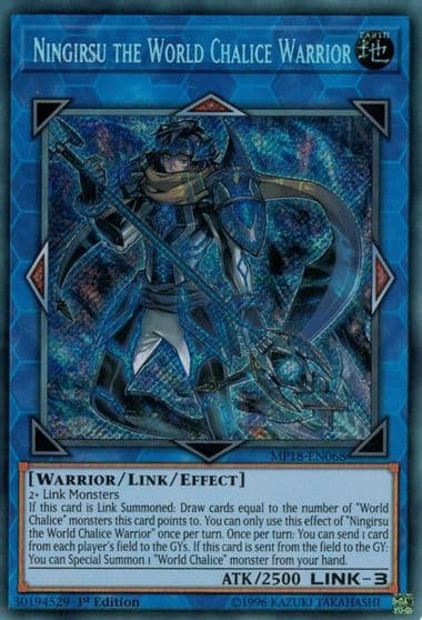 Ningirsu the World Chalice Warrior 2018 Mega-Tins Mega Pack Yu-Gi-Oh! card