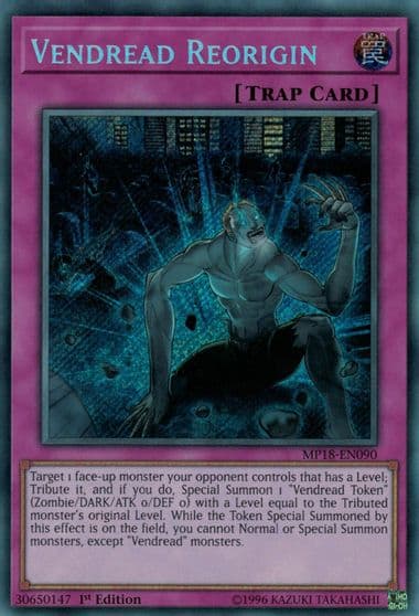Vendread Reorigin 2018 Mega-Tins Mega Pack Yu-Gi-Oh! card