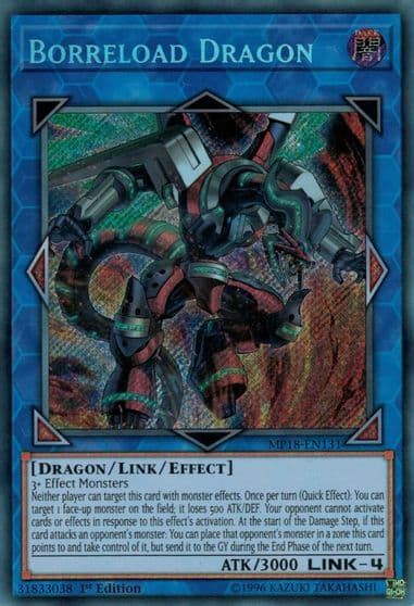Borreload Dragon 2018 Mega-Tins Mega Pack Yu-Gi-Oh! card