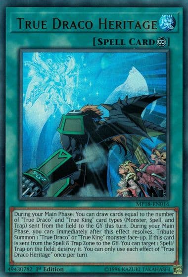 True Draco Heritage 2018 Mega-Tins Mega Pack Yu-Gi-Oh! card