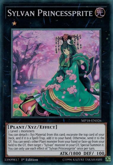 Sylvan Princessprite 2018 Mega-Tins Mega Pack Yu-Gi-Oh! card