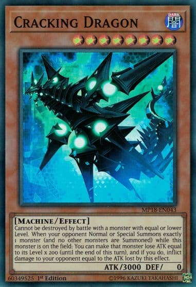 Cracking Dragon 2018 Mega-Tins Mega Pack Yu-Gi-Oh! card