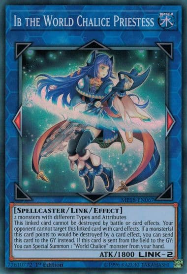 Ib the World Chalice Priestess 2018 Mega-Tins Mega Pack Yu-Gi-Oh! card