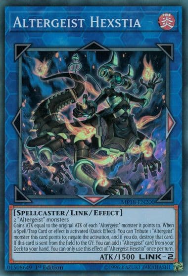 Altergeist Hexstia 2018 Mega-Tins Mega Pack Yu-Gi-Oh! card