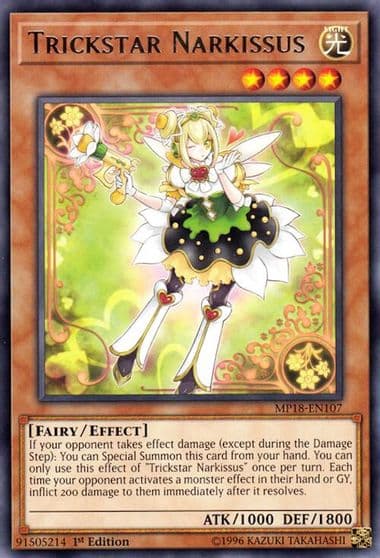 Trickstar Narkissus 2018 Mega-Tins Mega Pack Yu-Gi-Oh! card