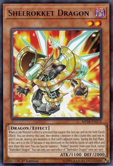 Shelrokket Dragon 2018 Mega-Tins Mega Pack Yu-Gi-Oh! card