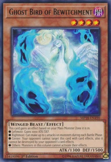 Ghost Bird of Bewitchment 2018 Mega-Tins Mega Pack Yu-Gi-Oh! card