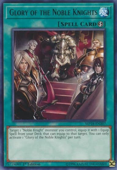 Glory of the Noble Knights 2018 Mega-Tins Mega Pack Yu-Gi-Oh! card