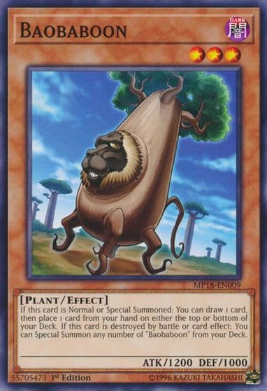 Baobaboon 2018 Mega-Tins Mega Pack Yu-Gi-Oh! card