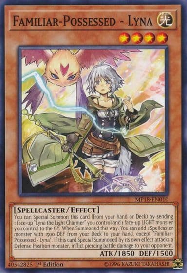 Familiar Possessed Lyna 2018 Mega-Tins Mega Pack Yu-Gi-Oh! card