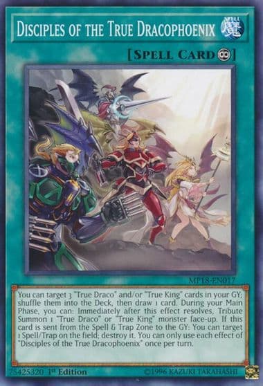 Disciples of the True Dracophoenix 2018 Mega-Tins Mega Pack Yu-Gi-Oh! card