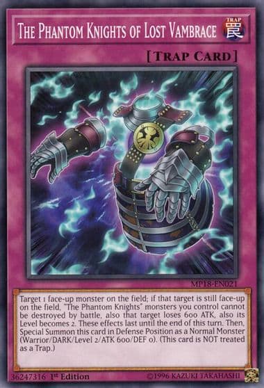 The Phantom Knights of Lost Vambrace 2018 Mega-Tins Mega Pack Yu-Gi-Oh! card
