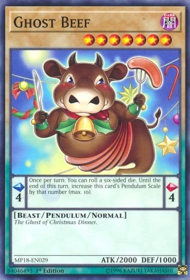 Ghost Beef 2018 Mega-Tins Mega Pack Yu-Gi-Oh! card