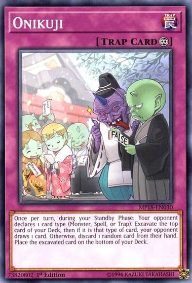 Onikuji 2018 Mega-Tins Mega Pack Yu-Gi-Oh! card