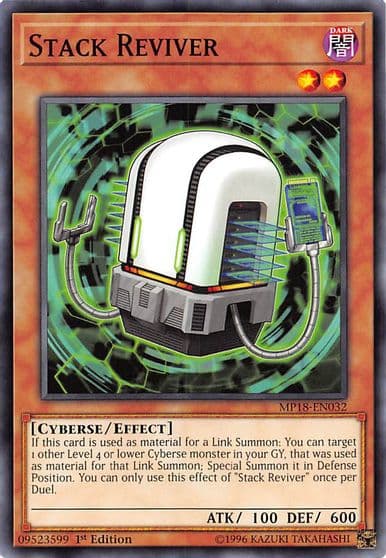 Stack Reviver 2018 Mega-Tins Mega Pack Yu-Gi-Oh! card