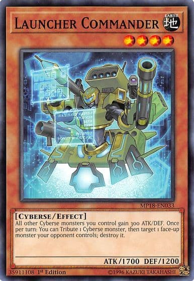 Launcher Commander 2018 Mega-Tins Mega Pack Yu-Gi-Oh! card