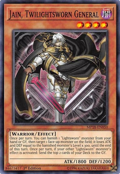 Jain Twilightsworn General 2018 Mega-Tins Mega Pack Yu-Gi-Oh! card
