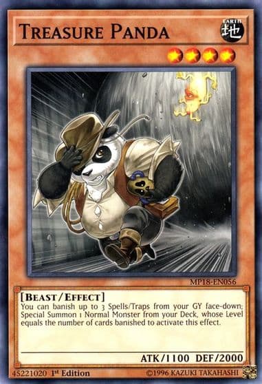 Treasure Panda 2018 Mega-Tins Mega Pack Yu-Gi-Oh! card
