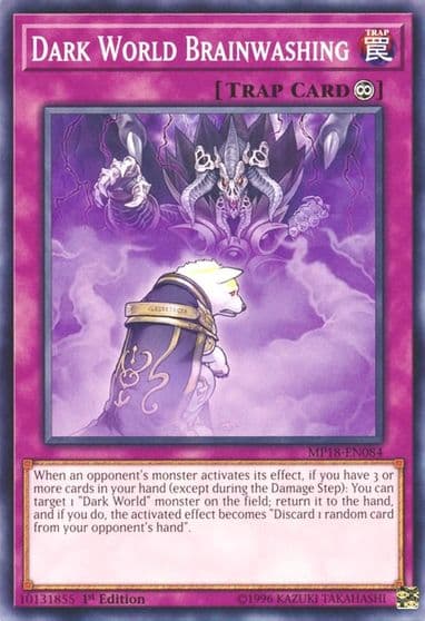 Dark World Brainwashing 2018 Mega-Tins Mega Pack Yu-Gi-Oh! card