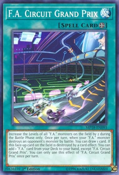 FA Circuit Grand Prix 2018 Mega-Tins Mega Pack Yu-Gi-Oh! card