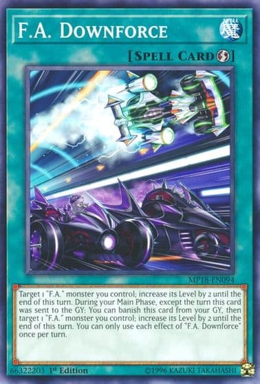 FA Downforce 2018 Mega-Tins Mega Pack Yu-Gi-Oh! card