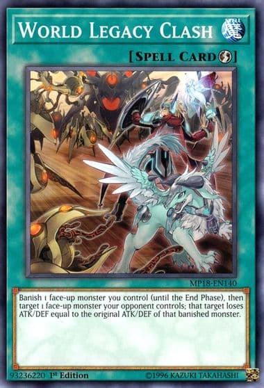 World Legacy Clash 2018 Mega-Tins Mega Pack Yu-Gi-Oh! card